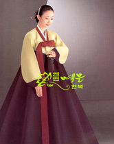 Korean imported fabrics Korean national clothing Korean traditional Hanbok welcome suit YE-YY7010