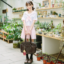 Japanese ladyboy sailor suit clothes Beginner soft girl Womens clothing Big brother supplies Cross-dressing jk uniform performance suit suit