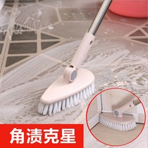Long handle brush floor brush bathroom cleaning hard brush Household bathroom brush toilet tile dead angle brush artifact