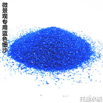 Fleshy micro-landscape landscape fish tank bottom sand Aquarium landscape decoration Aquarium blue sand Turtle hibernation fine sand