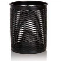 Dili pen holder Del 909 pen holder black iron mesh pen holder office desktop round metal Pen Holder
