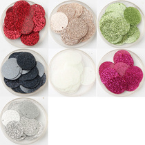 Flash bright sheet 20mm side holes bright sheet 40 pieces left and right bead sheet clothing accessories dance dress wedding dress