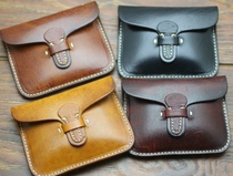 Imported tanning leather cow layer cowhide hand card bag card cover coin bag card package