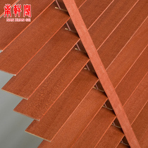 Nanxuan Pavilion custom blinds Solid wood basswood bamboo hundred-page window blinds Wooden blinds Living room study semi-shading custom