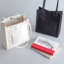 Korean Version Art Little Fresh Canvas Single Shoulder Women Bag Brief About 100 Hitch Woman Faculty College Wind Lady Handbag Bag