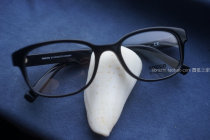 Rodenstock ROCCO RR405B pure black simple entry retro plate spectacle frame re-engraved