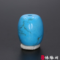 Buddha margin Blue Pine stone bucket beads drum beads old beads exquisite loose beads old beads hand string Buddha string with beads DIY