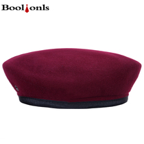 Security beret Security cap Mens etiquette team hat Summer breathable mesh Spring and autumn and winter wool