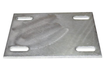 Galvanized buried plate cold galvanized steel sheet hot galvanized embedded iron connecting piece curtain wall embedded plate hot galvanized insert