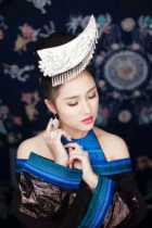 Aying Miao Art National Characteristics Silver Headwear National Performance Head Hairpin