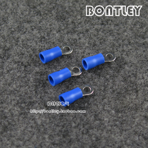Blue round OT pre-insulated cold pressed terminal connector end RVS2-4 100 packs