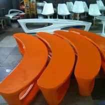 FRP moon leisure Chair Sculpture Mall Square Leisure Chair sculpture various leisure Chair Sculpture