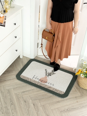 Access door silk Circle Floor Mat entrance carpet entrance door foot mat rub mat sitting room door mat entrance mat non-slip mat