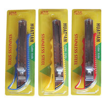 Huatian art knife tool tool knife cutting paper scratching gypsum board Wood plywood wallpaper carving knife large iron push board