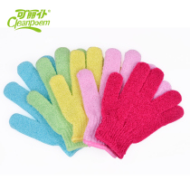 Keli servant magic rub-free bath towel Rub mud rub back bath towel Exfoliating five-finger bath gloves Bath supplies