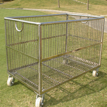 Golf Wash Transporter 304 Stainless Steel Pull Cart Course Driving Range Callbby Frame Equipment