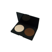 Red and black professional makeup feather soft three-color repair cake-brightening shadow health non-fragrant double repair cake