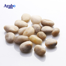 Glass fish tank Aquarium decorations High polished pebbles rain stones multicolored stones Hydroponic boutique stones