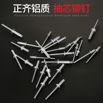 Zhengqi round head pull rivets heart-pulling willow nails countersunk head nails open decoration nails M4 large head core-pulling rivets aluminum