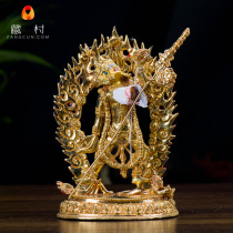 Tibetan Buddhist Mizong Pendulum Pieces of Nepal Bronze All Bleu Jinnaloo Line Mother Buddha High 20cm Buddha statue