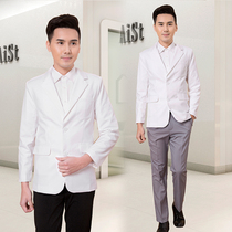 New High-end Dentistry Orthopedic Surgeon Clothes Mens Suit White Great Vest Hospital Physician Conserved Korean Version Oral Doctor Clothing