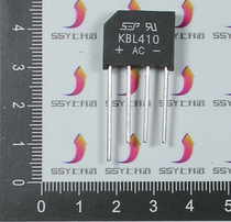 KBL410 bridge flat bridge full bridge rectifier bridge pile 4A 1000V full to rise along the electronics