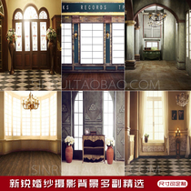 New Shadow Building Wedding Dress Photography Background Cloth Han Style Eurostyle Film Studio Themed Real Photo Background Paper Customizable