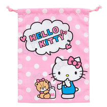 Japan SanrioHello Kitty drawstring bag storage bag organizer bag (M)