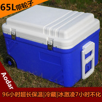 Incubator refrigerator oversized outdoor fishing ice cream milk takeaway transport special 65L liters