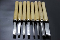 8 Beech woodworking turning tools High speed steel woodworking lathe turning tools