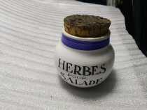 French 20-century ceramic seasoning jars in France