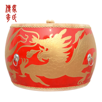 Mars legend high-quality 24-inch painted gold dragon drum Le Dragon War drummer painted dragon pile gold dragon drum head layer cowhide drum