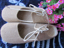 National style 2014 new linen slippers Beijing cloth shoes Thai platform shoes comfortable womens baotou shoes