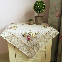 Bedside table cover cloth Bedroom tablecloth Microwave oven cover small round table tablecloth Water dispenser Refrigerator cover cloth universal towel