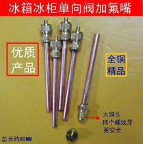  Refrigerator check valve main Yahuan refrigerator connector Fluorine quick connector Filling valve process connector Filter