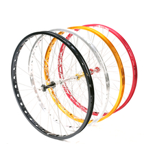 New Climbing Bike Accessories BECAUSE-24 inch 26 inch 32 Hole front ring brake wheel set special