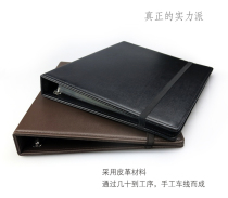  Mingtai (MINGT) Universal loose-leaf collection book Leather belt strap(banknote book empty book does not contain inner pages)