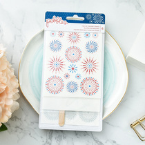 Judy hand-paved Handbook material flat pressure paste transfer paper scraper paper scraper paper hipster 6 sheets