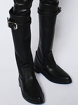 (Special stock)BJD SD doll army boots boots shoes 1 4 mens shoes four points black