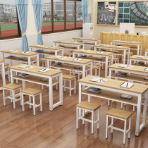 School Tutoring Class Primary And Middle School Students Class Table And Chairs Manufacturer Direct Marketing Single Double Training Table And Chairs Combined Desk Activity Desk