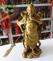 Tongwu Chaeguan Public Relations Two Lord Bronze Statue of the Pendulum Home Shop Furnishing Ornament