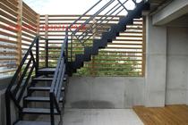 Shanghai building steel structure penthouse with two-story channel steel I-steel squared steel indoor villa Barrier stairs set to be made