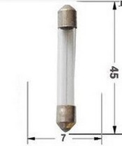 Glass tube 7*45 Fuse 7X45 Fuse tube 0 5A1A2A3A4A5A6A8A10A15A20A