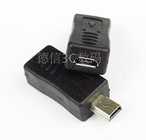 Micro USB female turn Mini USB male connector Mini T-Port turn Micro USB adapter