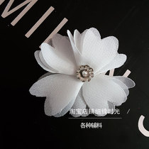 Clothing Accessories Solid Floral DIY Eugen yarn Hair Accessories Accessories Accessories Accessories Accessories Material Handmade Flowers