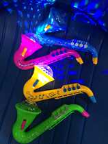 Childrens small sax toy children Percussion Instruments early to teach Musical Instruments Toys Can Shine with Fancy Toys