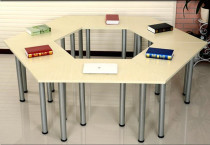 Business desk Conference table Office desk Childrens desk Kindergarten desk KFC milk tea snack table Simple combination