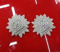 Clothes chest decoration drill round flower belly dance suit drill DIY hat single shoe head evening party bag water drill decoration