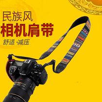 Shoulder strap for Canon SLR camera strap neck shoulder strap Nikon Sony micro single personality ethnic style lanyard