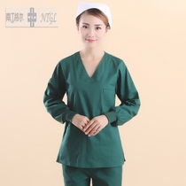 New sashimi Han version Han style Han style suit Handwashing clothes winter dress brushed handcoat long sleeve split workwear NP-59